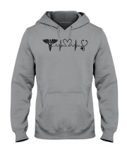 Nurse Life Heart Hooded Sweatshirt tile