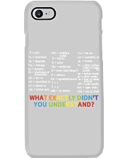 What actractly didn't you understand Phone Case tile