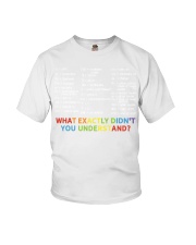 What actractly didn't you understand Youth T-Shirt tile