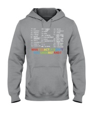 What actractly didn't you understand Hooded Sweatshirt tile
