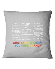 What actractly didn't you understand Square Pillowcase tile