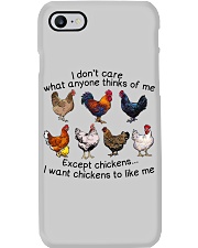 I want Chickens to like me Phone Case tile
