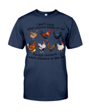 I want Chickens to like me Classic T-Shirt tile
