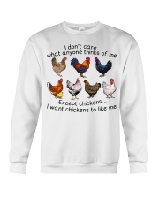 I want Chickens to like me Crewneck Sweatshirt tile