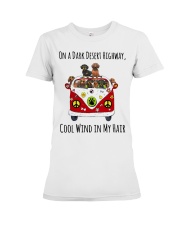 On a Dark Desert Highway Tshirt Gift Premium Fit Ladies Tee front