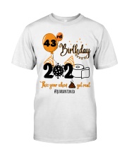 43rd Birthday Classic T-Shirt front