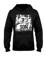 Father and Son Best Friends For Life Fist Bump Hooded Sweatshirt thumbnail