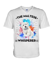 MALTESE V-Neck T-Shirt thumbnail