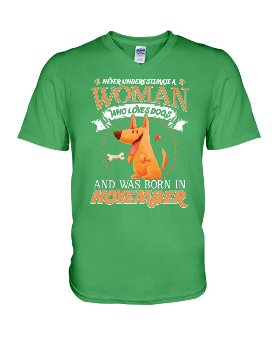 Dog V-Neck T-Shirt