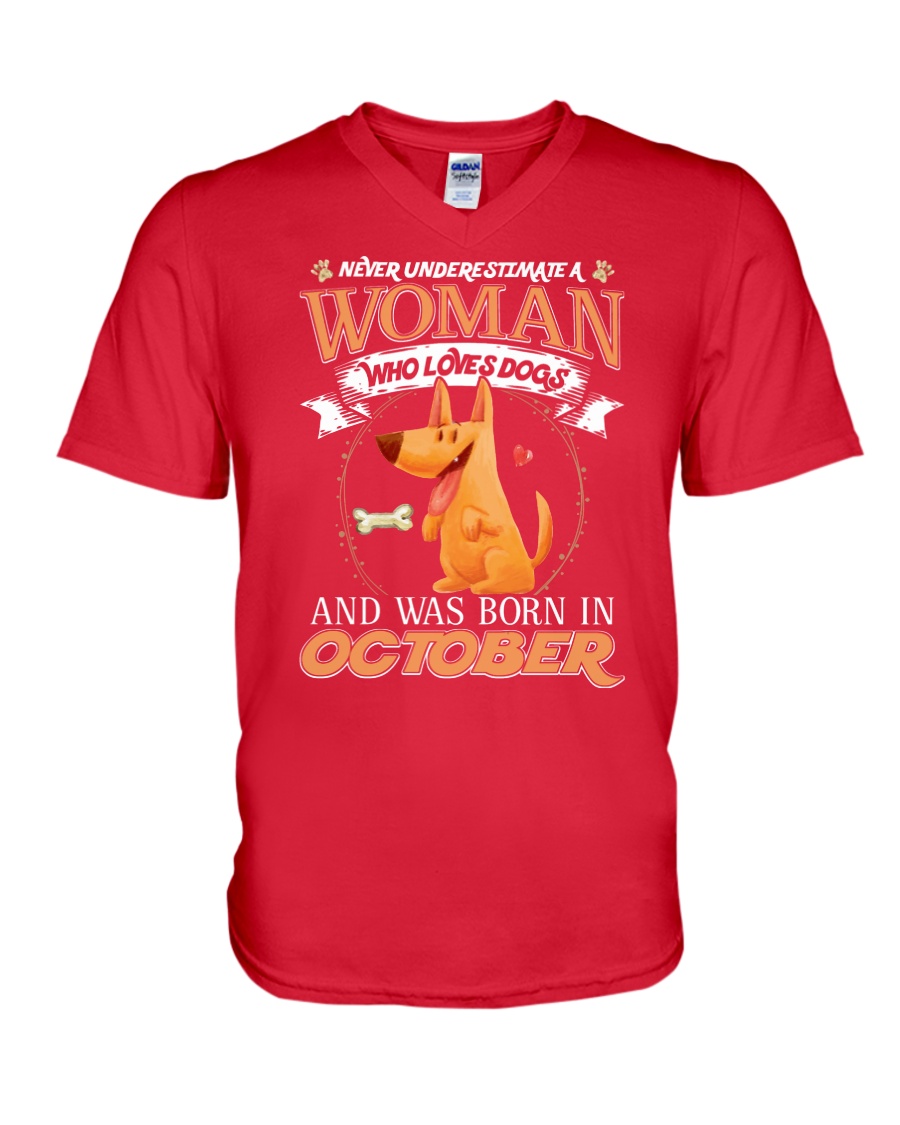Dog V-Neck T-Shirt