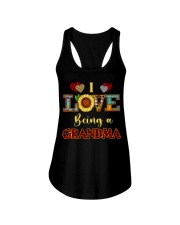 I Love Being A Grandma Ladies Flowy Tank tile