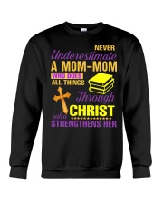 Never Underestimate A Mom-Mom Crewneck Sweatshirt tile