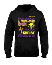 Never Underestimate A Mom-Mom Hooded Sweatshirt tile