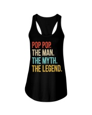 Pop Pop The Man The Myth The Legend Ladies Flowy Tank tile