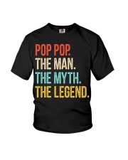 Pop Pop The Man The Myth The Legend Youth T-Shirt tile