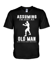 Assuming I'm Just An Old Man V-Neck T-Shirt tile