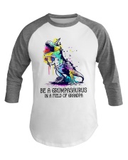 Be A Grumpasaurus In A Field Of Grandpa  Baseball Tee tile