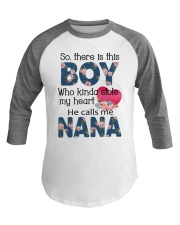 He Calls Me Nana Baseball Tee tile
