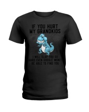 If You Hurt My Grandkids Ladies T-Shirt tile