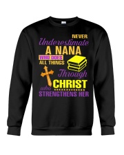 Never Understimate A Nana Crewneck Sweatshirt tile