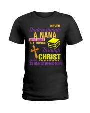 Never Understimate A Nana Ladies T-Shirt tile