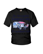 Camping Lady Youth T-Shirt tile