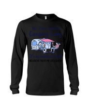 Camping Lady Long Sleeve Tee tile