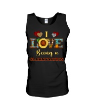 I Love Being Grammysaurus Unisex Tank tile