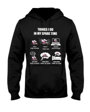 Things I Do In My Spare Time Hooded Sweatshirt tile