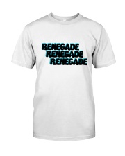 Renegade T-Shirt with Blue and Black Logo Classic T-Shirt front
