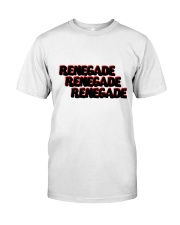 Renegade T-Shirt with Black and Red Logo Classic T-Shirt front