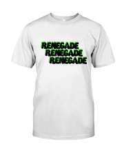 Renegade T-Shirt with Black and Green Logo Classic T-Shirt front