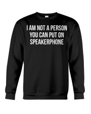 Funny Hilarious Speakerphone T-shirt Crewneck Sweatshirt thumbnail