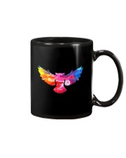 Cool Owl Abstract Art Colorful Paints Gift T-shirt Mug thumbnail