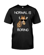 Normal Is Boring Giraffe Funny Cool Gift T-shirt Classic T-Shirt front