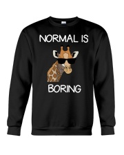 Normal Is Boring Giraffe Funny Cool Gift T-shirt Crewneck Sweatshirt thumbnail