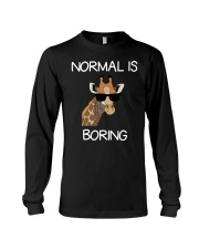 Normal Is Boring Giraffe Funny Cool Gift T-shirt Long Sleeve Tee thumbnail