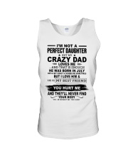 Dad July Unisex Tank tile