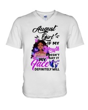 August Girl V-Neck T-Shirt tile