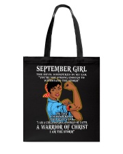 September Girl Tote Bag tile