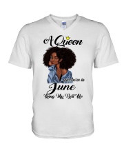 A QueenJune V-Neck T-Shirt tile