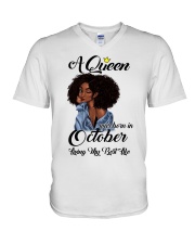A Queen October V-Neck T-Shirt tile