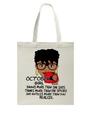October Girl Tote Bag tile