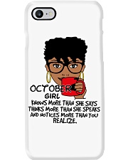 October Girl Phone Case tile