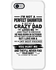 Dad October Phone Case tile