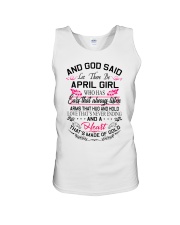 April Girl Unisex Tank tile