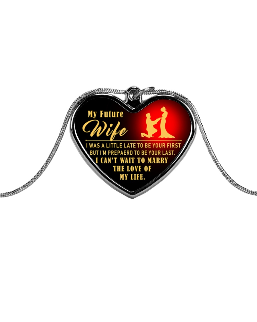 To my Future Wife Metallic Heart Necklace