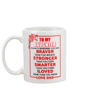 To My Daughter Mug back