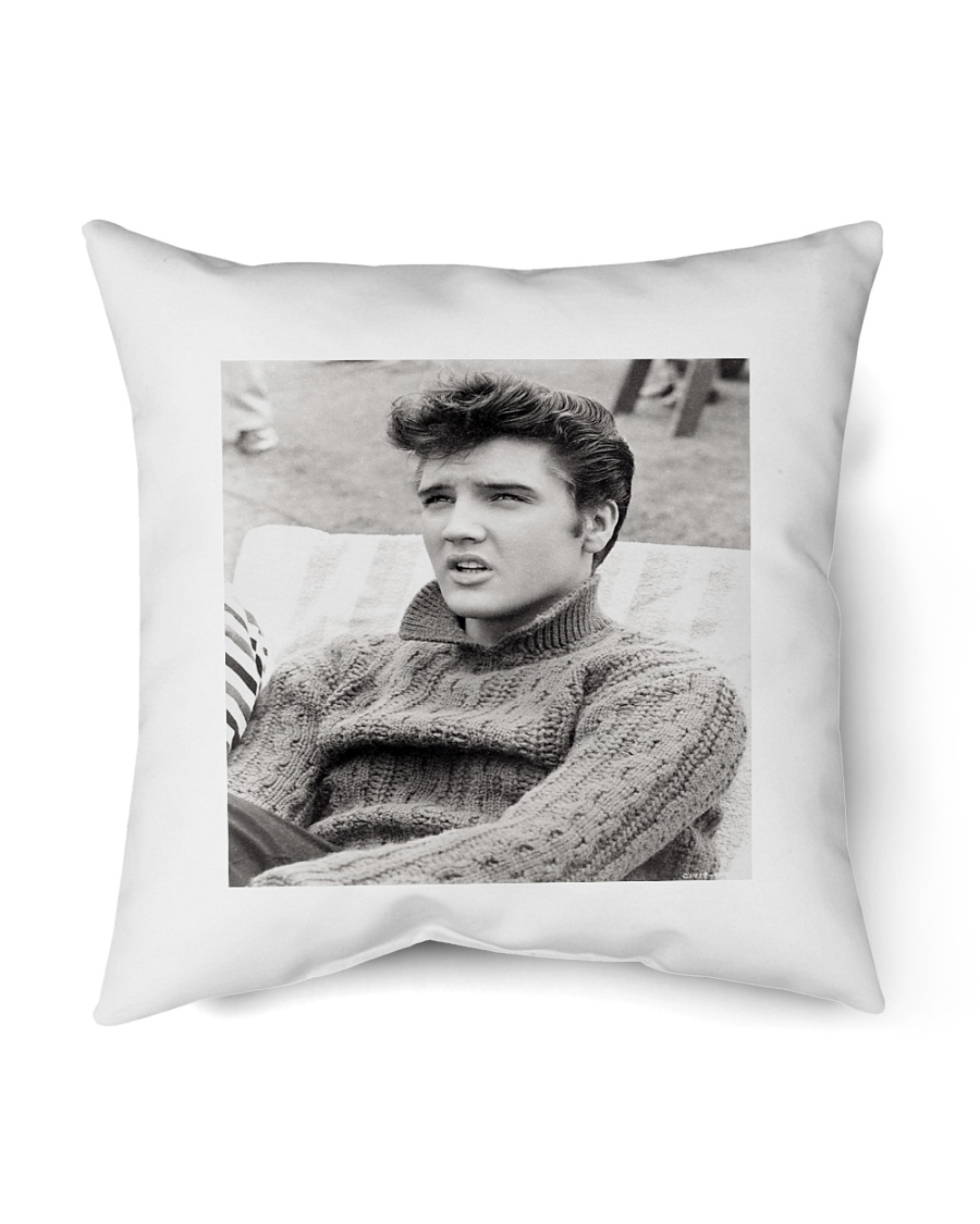 elvis the king Indoor Pillow - 16” x 16”
