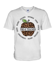 Pre-K Teacher V-Neck T-Shirt tile